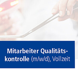Mitarbeiter Qualitätskontrolle bei August Reuchlen GmbH