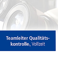 Teamleiter Qualitätskontrolle