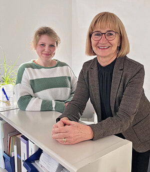 Monika Gal (right) is looking forward to this new chapter in her life, and Christine Ochmat is also motivated to take on her new role. 