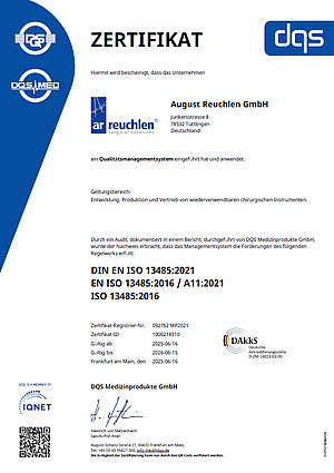 DIN EN ISO 13485:2021