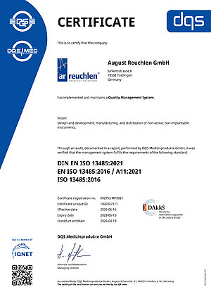 DIN EN ISO 13485:2021